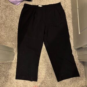 Abercrombie Curve Love Sloane Tailored Pants - Black (Size 36/22)